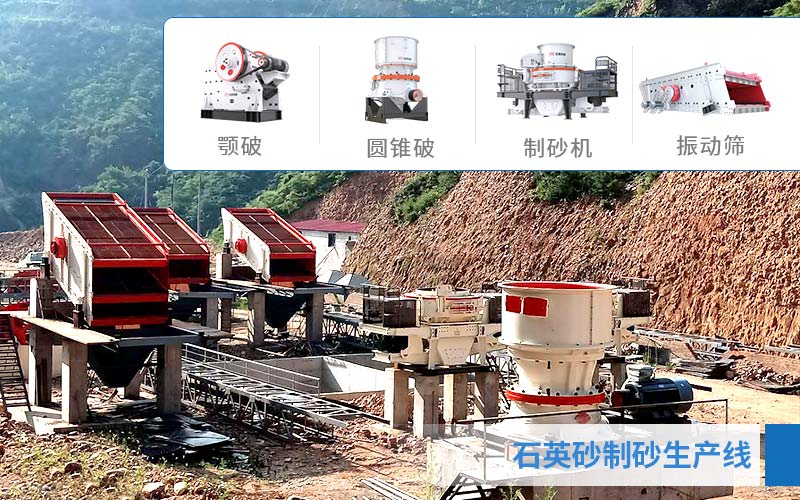 固定式石英巖制砂生產(chǎn)線 固定式石英巖制砂生產(chǎn)線