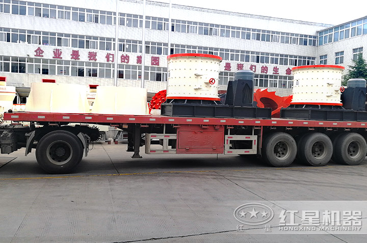 玻璃粉碎設備廠家發貨現場，快速投產用戶生產現場